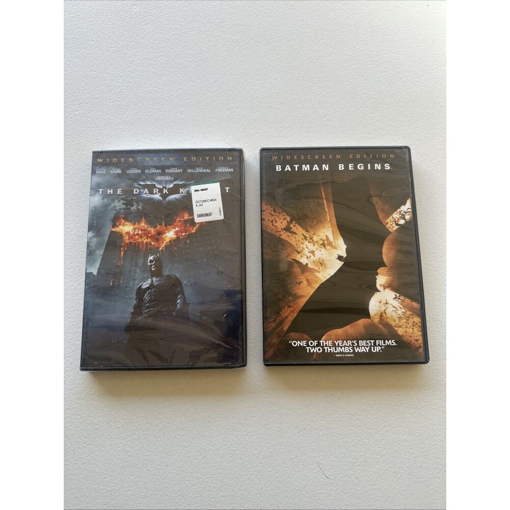 New The Dark Knight & Pre-Owned Batman Forever DVD Bundle